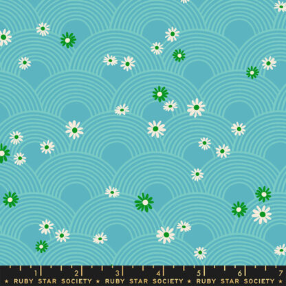 Rise and Shine Meadow in Turquoise RS-0081-13