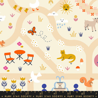 Woodland Park Garden Map in Parchment RS-1080-11