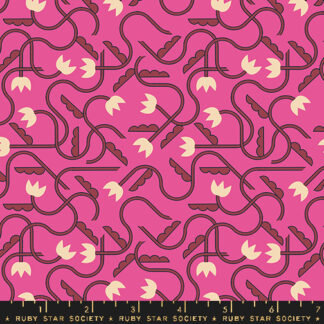 Woodland Park That One Flower Print in Raspberry RS-1086-14