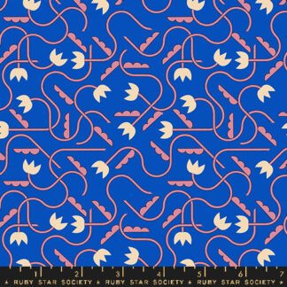 Woodland Park That One Flower Print in Blue Ribbon RS-1086-15