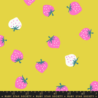 Picture Book Strawberry Toss in Citron RS-3071-13
