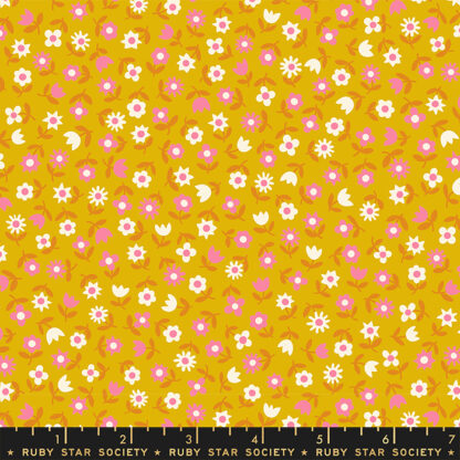 Picture Book Picture Book Floral in Goldenrod RS-3072-12
