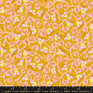 Bird is the Word Pansy in Goldenrod RS-3079-13
