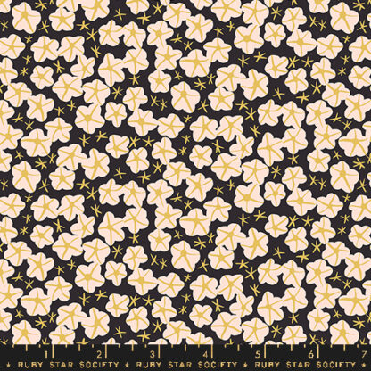 Bird is the Word Moonflower in Soft Black RS-3082-17
