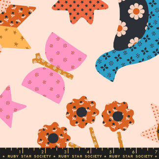 Meadow Star Applique Menagerie in Daisy RS-4097-14
