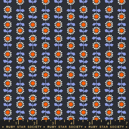 Meadow Star Bloom in Soft Black RS-4098-15