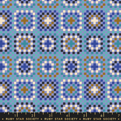 Meadow Star Granny Square in Dusk RS-4101-11