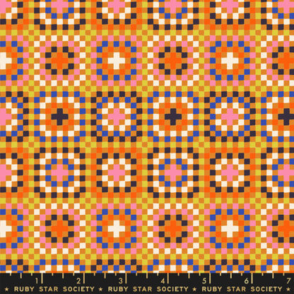 Meadow Star Granny Square in caramel RS-4101-13