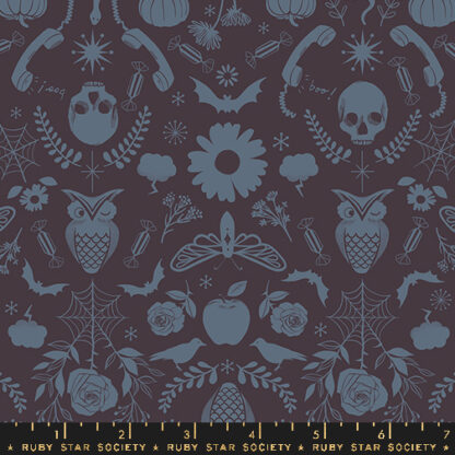 Good Spirits Creepy Damask in Ghostly RS-5138-15