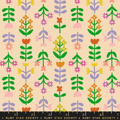 Favorite Flowers Meadow in Vintage Paper RS-5147-12