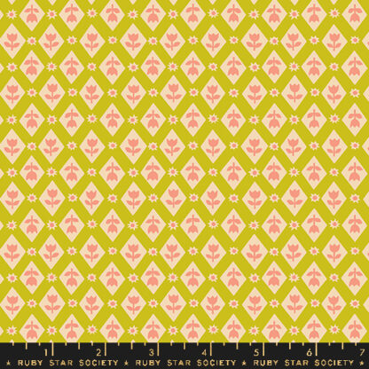 Favorite Flowers Lattice in Pistachio RS-5148-13