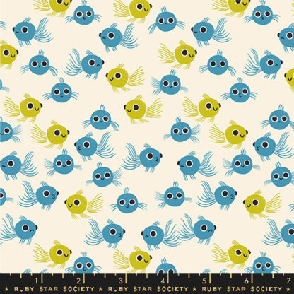 Animal Animal Goldfish in Vintage Blue RS-5165-13