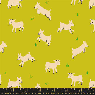 Animal Animal Baby Goats in Pistachio RS-5166-14