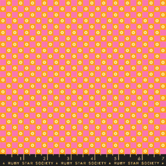 Animal Animal Flower Check in Orange RS-5169-13