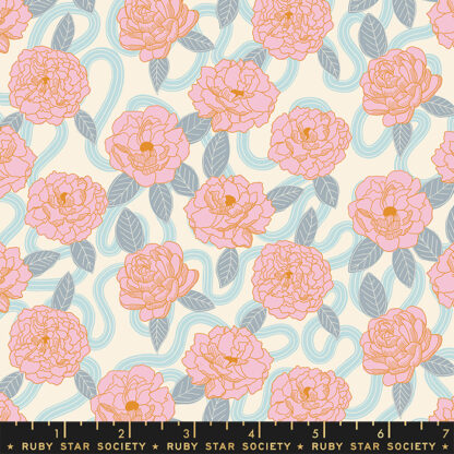 Verbena Peonies in Natural RS-6031-11