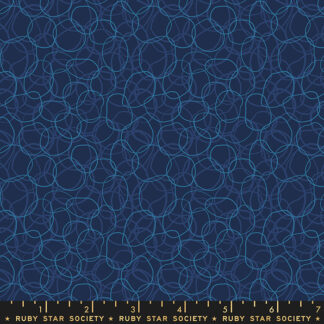 Verbena Rubber Bands in Navy RS-6039-15