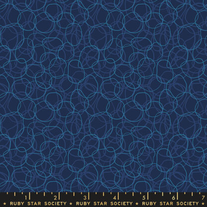 Verbena Rubber Bands in Navy RS-6039-15