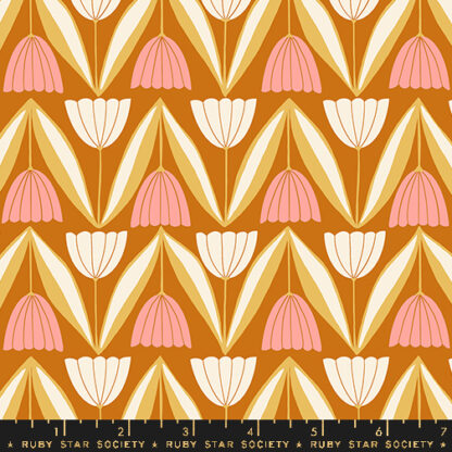 Endpaper Tulips in Saddle RS-6043-14