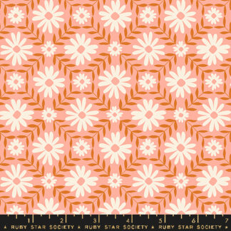 Endpaper Floral Endpaper in Bashful RS-6044-13