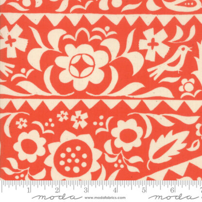 Alma Market Floral in Warm Red RS-4001-15