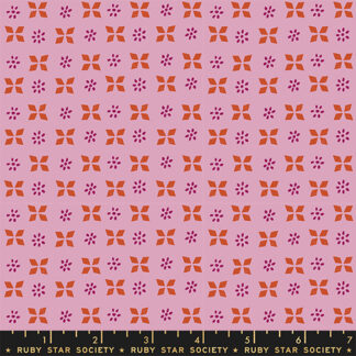 Sugar Maple Block Print in Dark Peony RS-4092-20