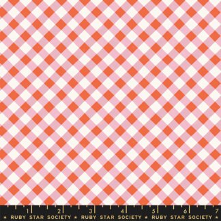 Food Group Painted Gingham in Kiss RS-5044-13