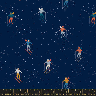 Winterglow Ski Peeps in Navy RS-5109-14