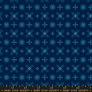Winterglow Cross Stitch in Navy RS-5111-14