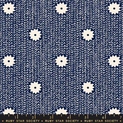 Winterglow Cozy Stars in Navy RS-5114-13