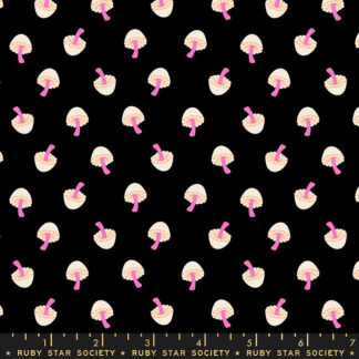 Tiny Frights Tiny Mushrooms in Black RS-5118-15