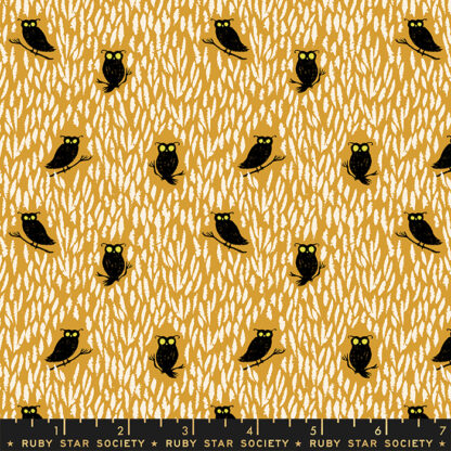 Tiny Frights Eerie Owls in Cactus RS-5121-12