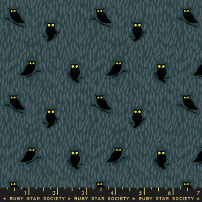 Tiny Frights Eerie Owls in Smoke RS-5121-14