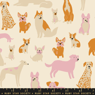 Dog Park Dog Medley in Natural RS-2094-12