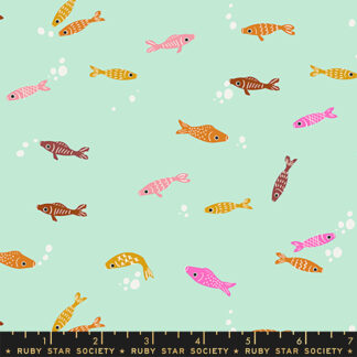 Koi Pond Fishies in Mint RS-1036-13