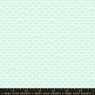 Koi Pond Smile and Wave in Mint RS-1042-19