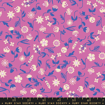 Salutations Flowery in Heliotrope RS-1095-14