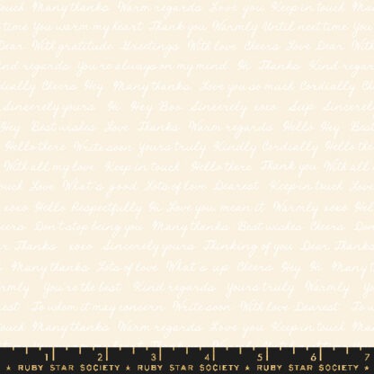 Salutations Hello Goodbye in Natural RS-1096-11