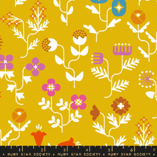Salutations Forget Me Not Canvas in Goldenrod RS-1098-15L