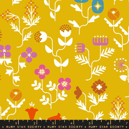 Salutations Forget Me Not Canvas in Goldenrod RS-1098-15L