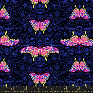 Glow Garden Morning Moth in Black RS-2116-19
