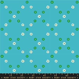 Best Day Ever Diamond Flowers in Dark Turquoise RS-0107-16