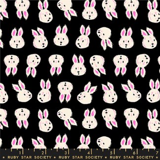 Hello Alice Rushing Rabbit in Black RS-2125-14