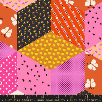 Ooh Lucky Lucky Tumbling Blocks in Lucky Pink RS-4112-11