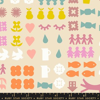 Paper Cuts 2 Together in Parchment RS-1107-11