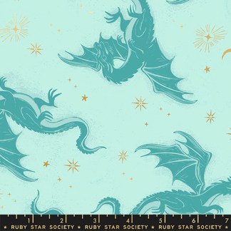 Fireglow Etched Dragons in Mint RS-2131-13M