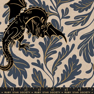 Fireglow Dragon Lair Canvas in Smoke RS-2138-16LM