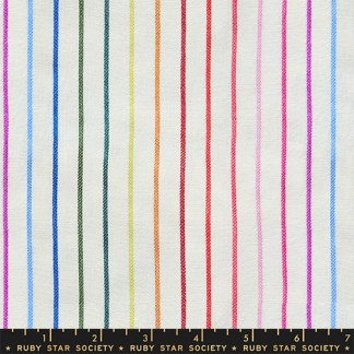 Mystic Fable Warp and Weft Rainbow Stripe in Jade RS-4161-11