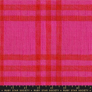 Mystic Fable Warp and Weft Horizon Plaid Chore Coat in Pink RS-4162-11