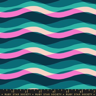 Poolside Too Waves in Peacock RS-5198-15